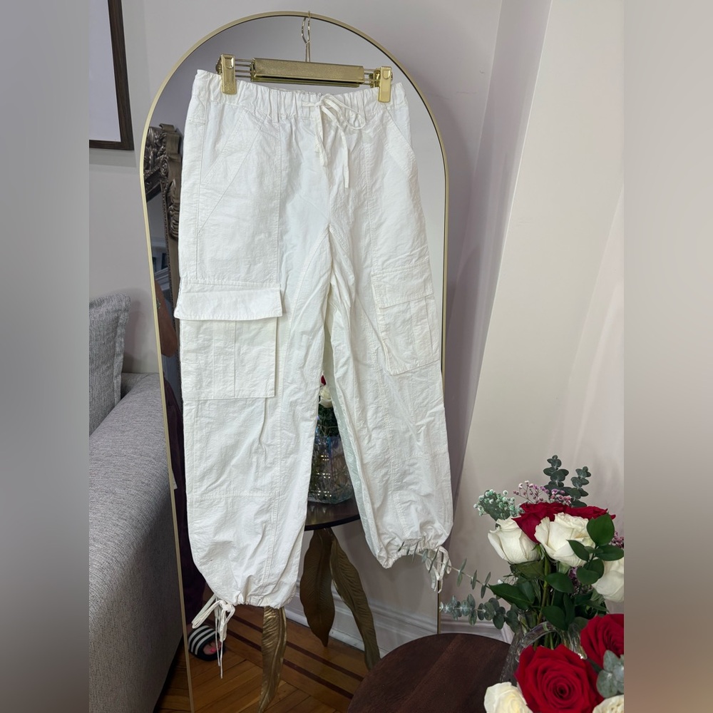 White Women's Lightweight Utility Jacket and Pants Set - Picture 6 of 11